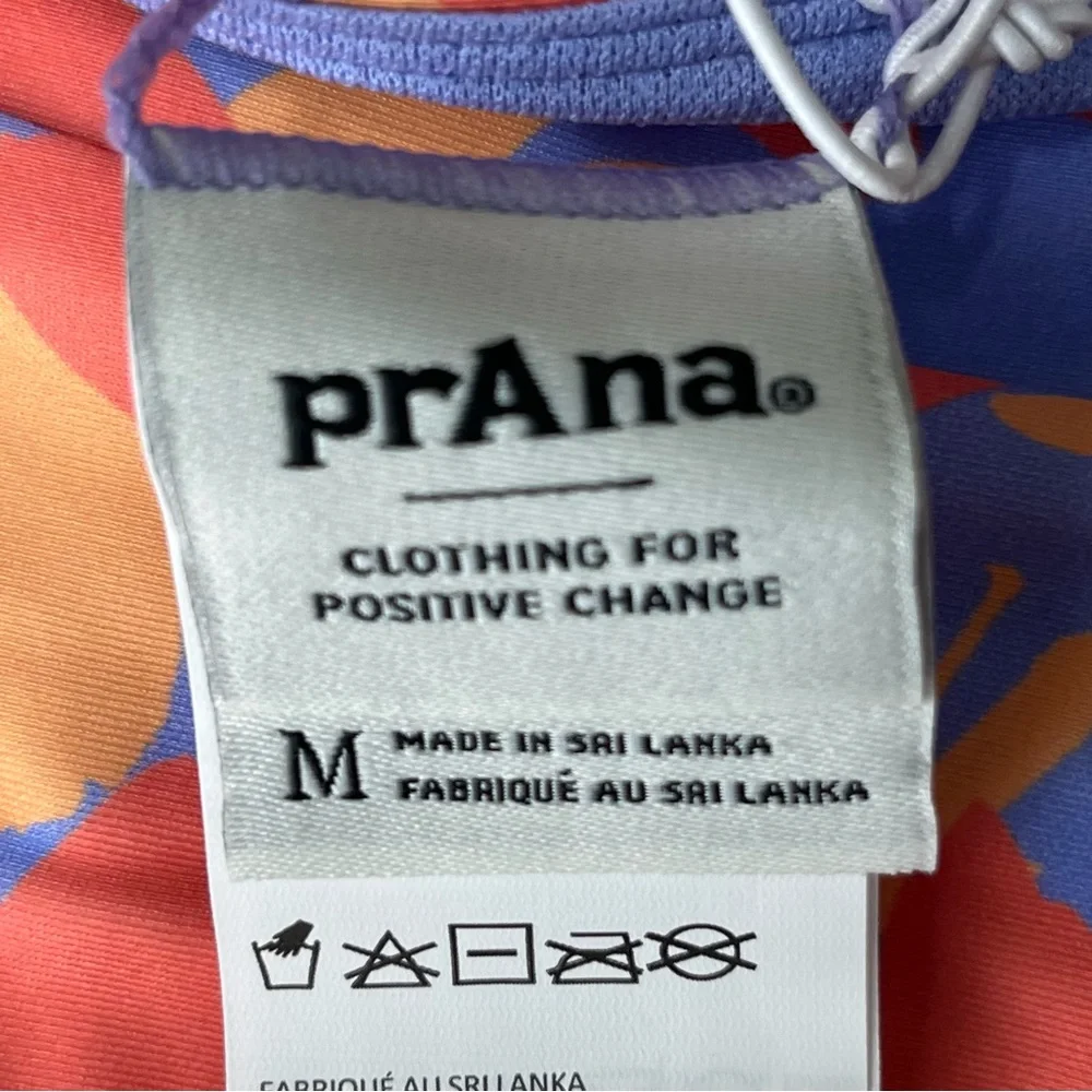 PRANA NWT WOMEN’S PRESOLANA SWIM BOTTOMS MORNING GLORY BLOOM MEDIUM - Picture 7 of 10